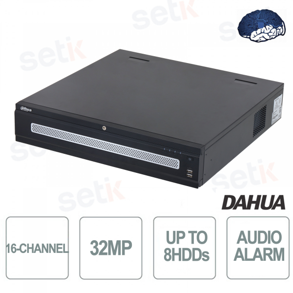 copy of IP NVR 8 Kanäle Onvif PoE 32MP 4K Netzwerk Recorder AI 384Mbps 2HDD WizSense EI Dahua