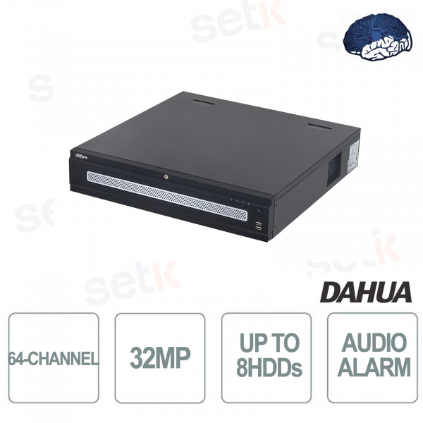 copy of Grabador IP NVR 16 Canales Onvif 32MP AI Network 512Mbps 2U 8HDDs WizSense - Dahua