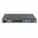 NVR IP 16 Canali Onvif 16 Porte PoE 32MP Registratore di Rete AI 512Mbps 1U 2HDDs WizSense - Dahua
