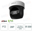 Telecamera PTZ 2MP IP WizSense dome varifocal 2.8-12 mm IR 50m - Dahua