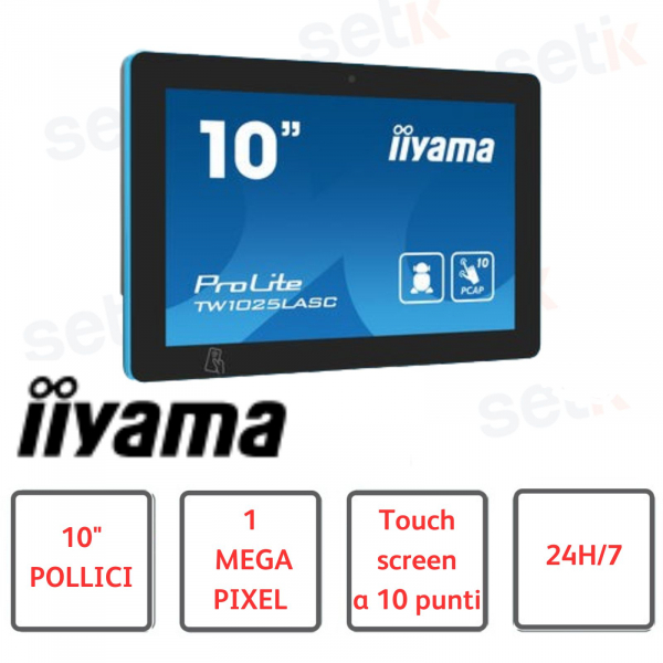 Moniteur à écran tactile 10 pouces résolution 1MP NFC RFID - Iiyama