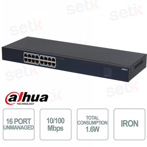copy of Desktop Switch - 26 Ports 24 PoE Ports - 2 RJ45 Ports - VIP Port - Watchdog PoE - Dahua