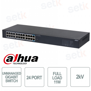 Unmanaged Gigabit Switch - 24 ports - Dahua