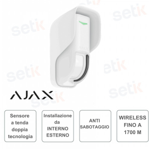 Ajax Curtain Outdoor - Wireless curtain motion detector