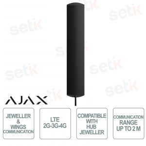 Ajax ExternalAntenna: Antenna Esterna LTE/Radio per Segnale Potenziato e Affidabile