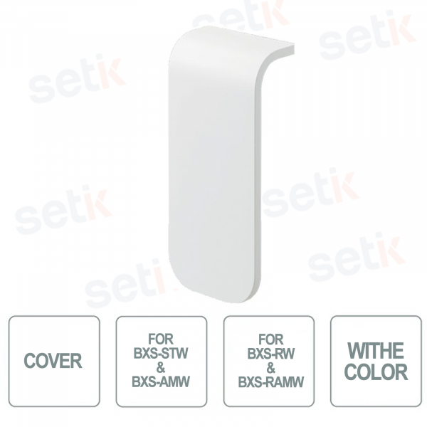 White front cover for BXS-STW, BXS-AMW, BXS-RW and BXS-RAMW - Optex