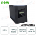 Uninterruptible power supply UPS 1600VA / 900W LED Single-phase