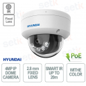 copy of Cámara Domo PoE para Interiores - IP - 2MP - 2.8mm - Smart IR 30m - Hyundai