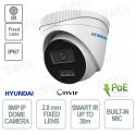 copy of PoE Indoor Dome Camera - IP - 2MP - 2.8mm - Smart IR 30m - Hyundai