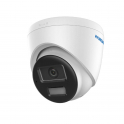 Cámara Domo PoE para Exterior - IP - Luz Híbrida Inteligente - 8MP - 2.8mm - Smart IR 30m - IP67 - Alarma - Micrófono - Hyundai