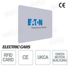 Carte de recharge pour véhicules électriques RFID Green Motion Building - Eaton