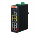 Switch réseau industriel - 10 ports 6 PoE Watchdog 10/100/1000Mbps + 4 ports SFP 1000M