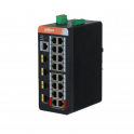 copy of Switch réseau industriel - 10 ports 6 PoE Watchdog 10/100/1000Mbps + 4 ports SFP 1000M