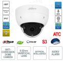 ONVIF POE IP Dome Camera - 4MP - 8-32mm Lens - ATC - Artificial Intelligence - Smart IR 80m - S3