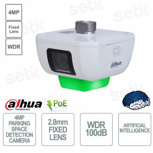 copy of POE IP camera for parking 4Mp with artificial intelligence - 3.6mm lens