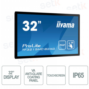 IIYAMA ProLite 32'' VA Anti-Glare coating LED touchscreen monitor