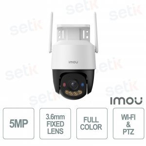 Cruiser SC Wireless IP 4G 5MP 2K Full Color 3.6mm PTZ and WI-FI Camera - Imou