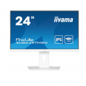 IIYAMA - Moniteur 24 pouces - FullHD 1080p @100Hz - Rotation HAS + PIVOT des deux côtés - Dock USB-C - Blanc