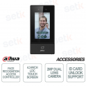 Access Terminal - Face Recognition - ID Card - Password - Built-in LCD Display - 2MP Camera