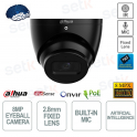 copy of Caméra Eyeball IP PoE ONVIF® - 8MP ULTRAHD 4K - 2.8mm fixe - Intelligence Artificielle - Microphone - IR 30m