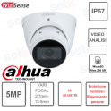 Caméra IP Dahua Starlight 5MP avec objectif varifocal et AI WizSense