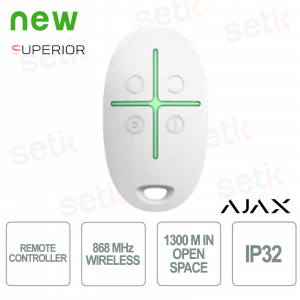 Wireless Remote Control - Superior Version - 868Mhz Two-Way Communication - IP32 - White