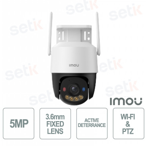 Cruiser SC Wireless IP Camera 5MP 3K Full Color 3.6mm PTZ and WI-FI - Imou