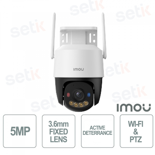 Cruiser SC Wireless IP Camera 5MP 3K Full Color 3.6mm PTZ and WI-FI - Imou