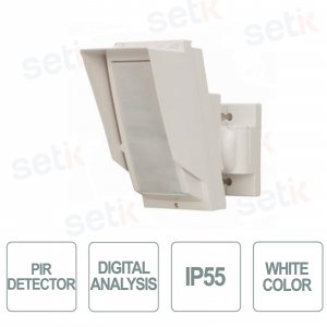 Rilevatore Doppio IR da esterno per vicoli - Filare - IP55 - Optex