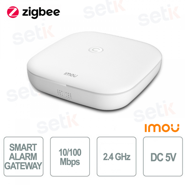 Centrale allarme DC 5V 2.4 GHz protocollo Zigbee 10/100Mbps - Imou