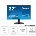 Monitor 27 Pulgadas IIYAMA IPS LED QHD ACR 100HZ