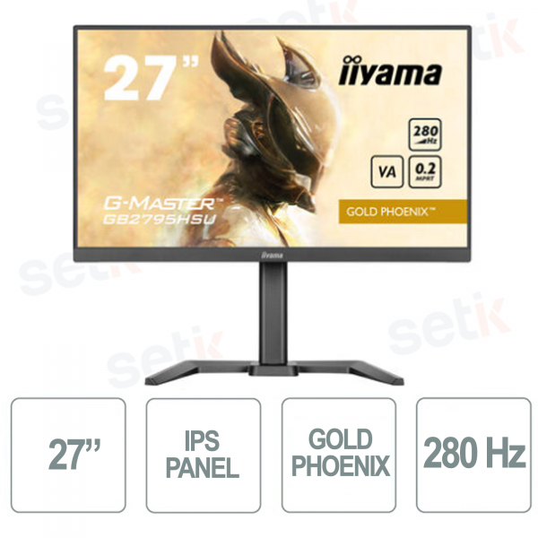 Monitor para juegos con panel VA Gold Phoenix g-master de 27 pulgadas - IIYAMA