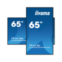 Moniteur IIYAMA 65 pouces iiSignage - 3840 x 2160 4K UHD - 6,5ms - WIFI - Fonctionnement 24h/24 et 7j/7