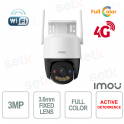 Cruiser SC Wireless IP 4G 3MP 2K Full Color 3.6mm PTZ and WI-FI Camera - Imou