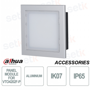 Panel für VTO4202F-P aus Aluminium IP65 IK07 - Dahua