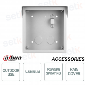 copy of Aluminum Flush Mount Box - Black - Dahua