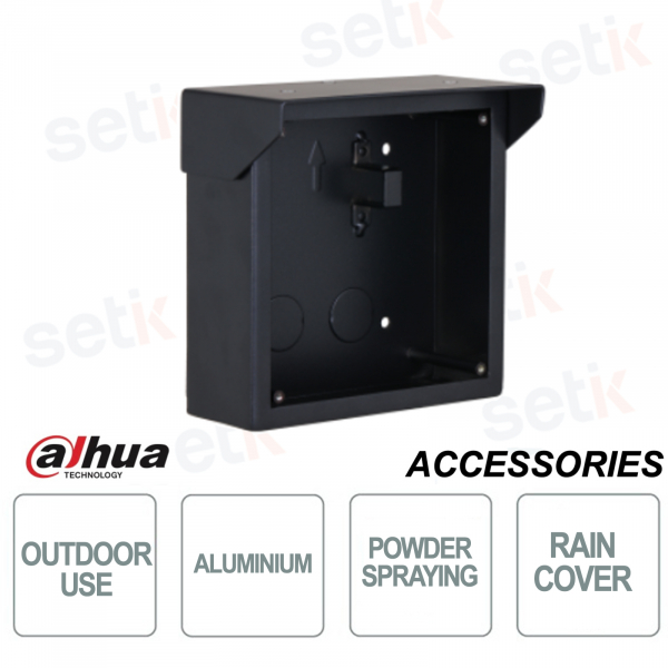 Aluminum Rain Cover - Black Color - Dahua