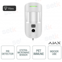 Ajax Superior MotionCam (PhOD) Fibra Bianco – Sensore PIR Cab­lato con Foto On Demand e Verifica Avanzata