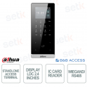 ASI2201H-W-BB WiFi Access Control for B&Bs with NFC, Temporary Codes, and IP65 LCD Display - Dahua