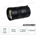 Camera Lens - 12MP - 25mm Fixed Lens - 1.1 Inch Image Sensor - Dahua