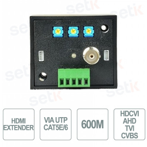 Active HDMI Extender Receiver on UTP Cable 600M Range - Dahua