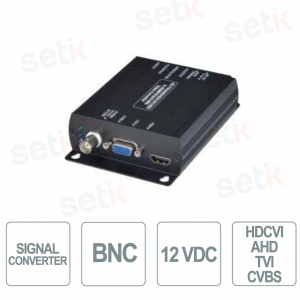 Convertisseur de signal vidéo avec entrée BNC pour signaux HDCVI/CVBS/AHD/TVI - Dahua