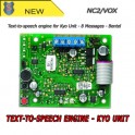 Additional vocal board for Bentel's Kyo units - Up to 8 messages