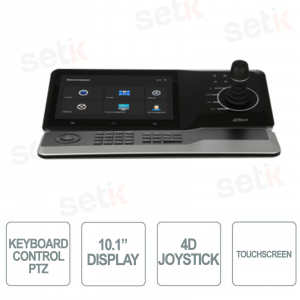 Android System Touchscreen Keyboard PTZ Control - 10.1" Capacitive Screen - Dahua