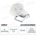 IP Speaker with Built-in Microphone - More than 3m - PoE+ - RJ-45 - IP66 - Dahua