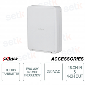 Wired Input and Output Module - 4 alarm outputs - PoE RJ-45 - Dahua