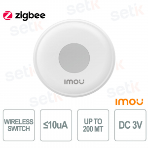 Bottone d'emergenza DC 5V 2.4GHz protocollo Zigbee - Imou