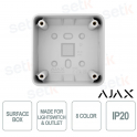 107589.293.WH - Scatola di montaggio a superficie per LightSwitch & Outlet - Ajax