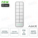 Superior KeyPad Outdoor Fiber White Wired Keyboard IP66 IK08 with Multiple Authentication and Tamper Protection - Ajax