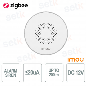 Siren DC 12V ≥85dB 2.4GHz Zigbee protocol - Imou